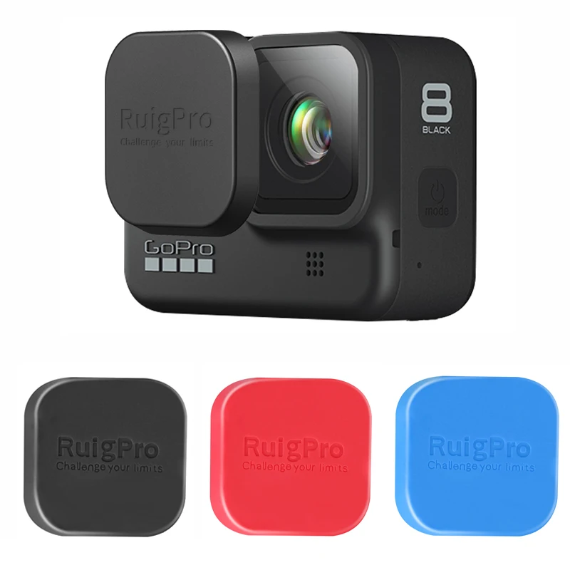 Cut Rate Silicone Lens Protective Cap Tempered Glass Protector cover Case For Gopro Hero 8 9 Black nlKDBNZAe