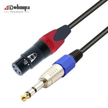 

1M-5M 3Pin XLR Female to Male Connector 1/4" 6.35mm Plug Stereo Converts Adapter Cable Cord
