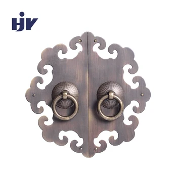 

Chinese Furniture Antique Bronze Cabinet Handles Door Knocking Knocker Pull Vintage Drawer Knobs Wardrobe Handles Hardware