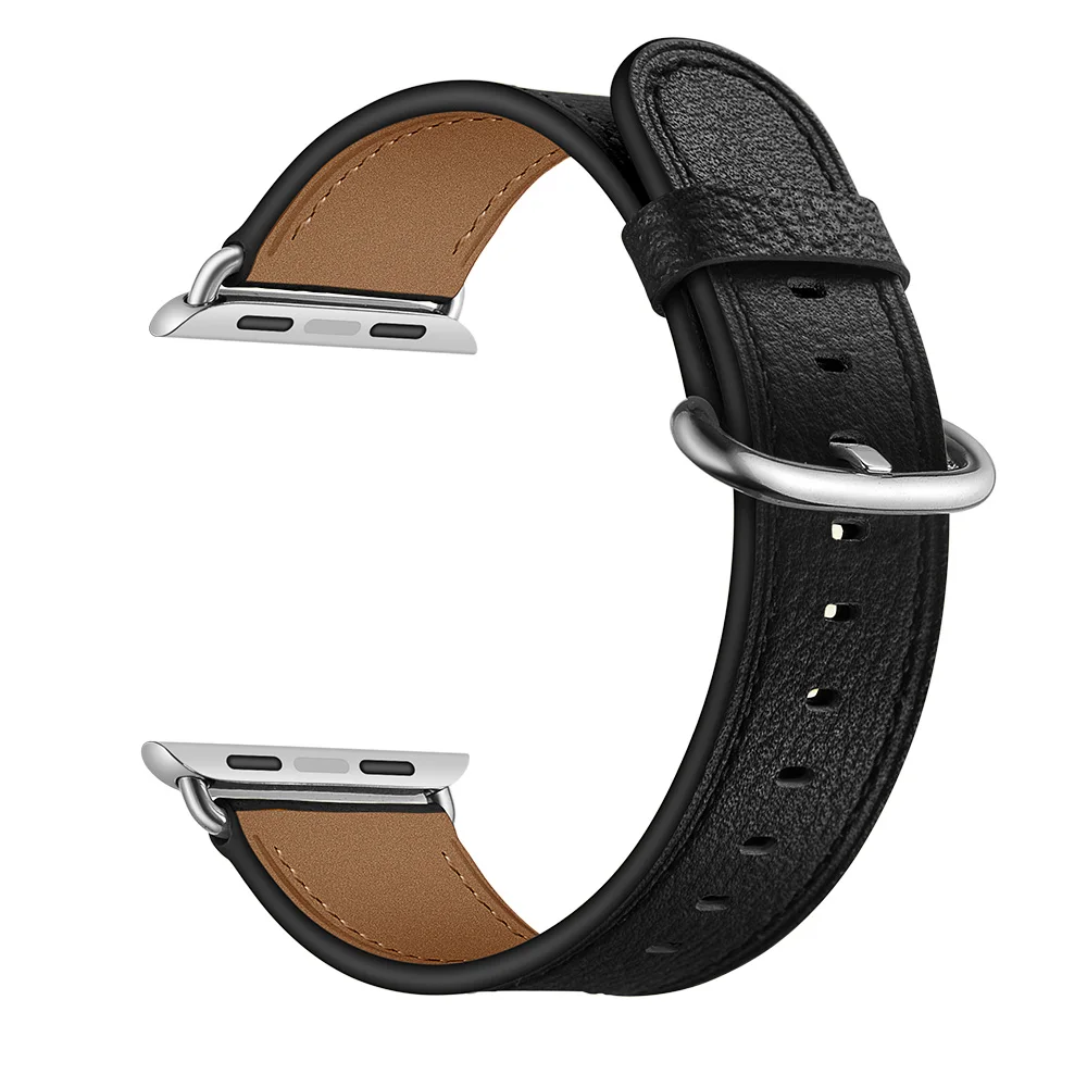 Ремешок из натуральной кожи для Apple Watch 40 мм и ремешок для Apple Watch 38 мм Ремешки для наручных часов iwatch серии 4 3 2 1 цветной браслет для женщин