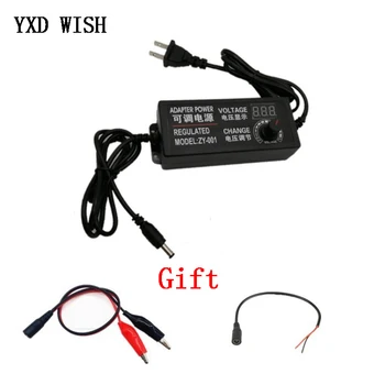 

AC to DC Power Supply Adapter Adjustable 220V To 3V 6V 9V 12V 24V Power Supply 3 12 24 V Lighting Transformers Display Screen