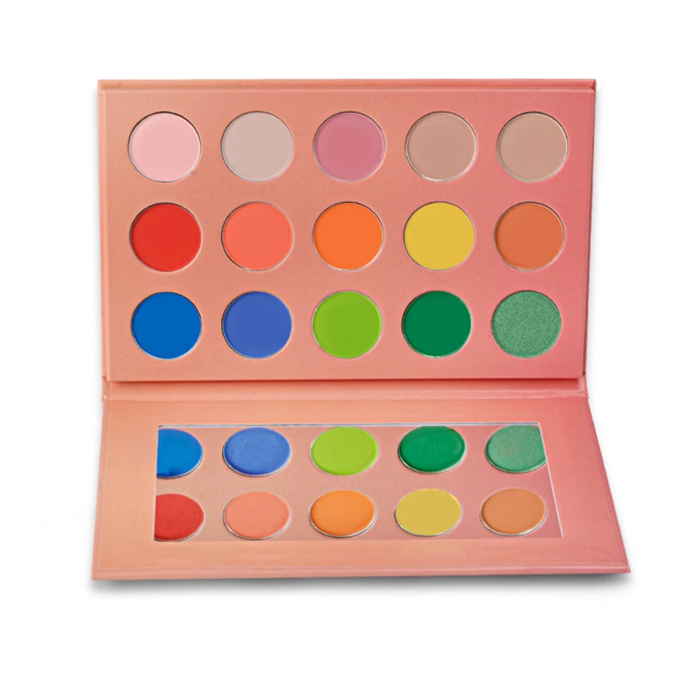 US $569.60 50 Piece Private Label Custom Packaging Summer Eyeshadow Palette Empty Waterproof Shimmer Glitter Matte Makeup Shadow Low Moq