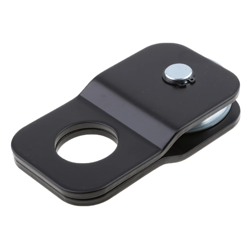 Black 9000lbs 4TON Heavy Duty  Pulley Winch Snatch Block ATV UTV