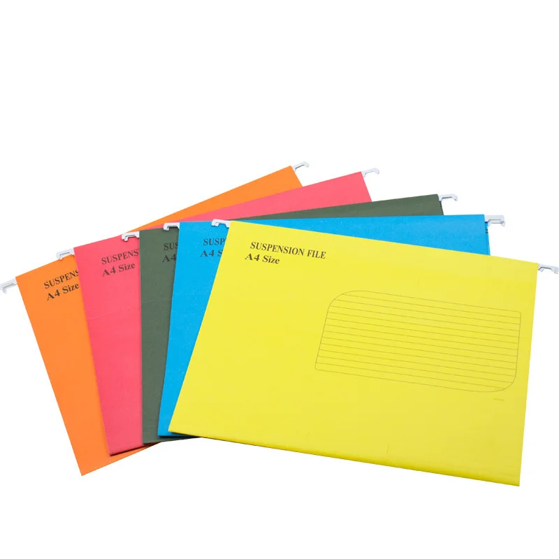 10pcs A4 Hanging File Folders Muti-color Expanding File Organizer Reinforced Hang Folders Extra Capacity Home Office Libraries