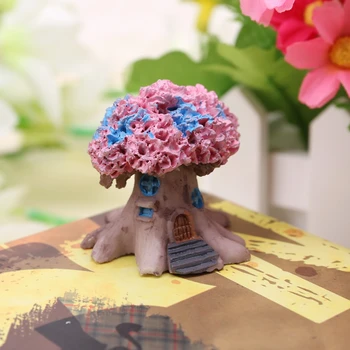 

Micro Landscape Decoration Fairy Garden Miniature Big Tree House Style Craft LX9C