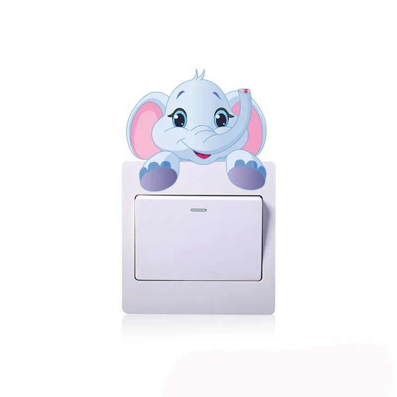 Animals Cat Switch Sticker Light Switch Decor Decals Art Mural Baby Nursery Room Stickers Muraux Pour Enfants Chambres 30SEP505