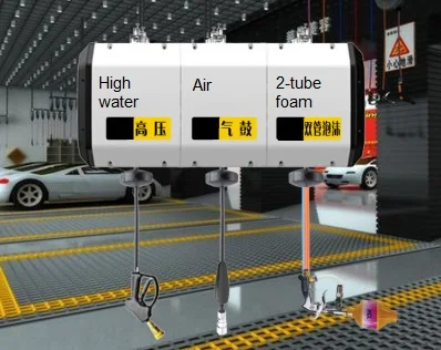 2 高压水+气+双管泡沫