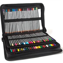 160 складные школьные карандаши с отверстием из искусственной кожи, чехол большой емкости, Портативная сумка для карандашей, цветной гель-карандаш, ручка, чехол товары для рукоделия