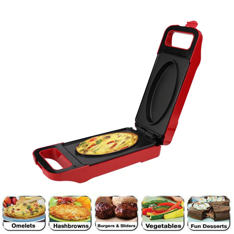 

800W Pizza Pot Electric Frying Pan Smokeless Nonstick Pan Steak Barbecue Plate EU Plug