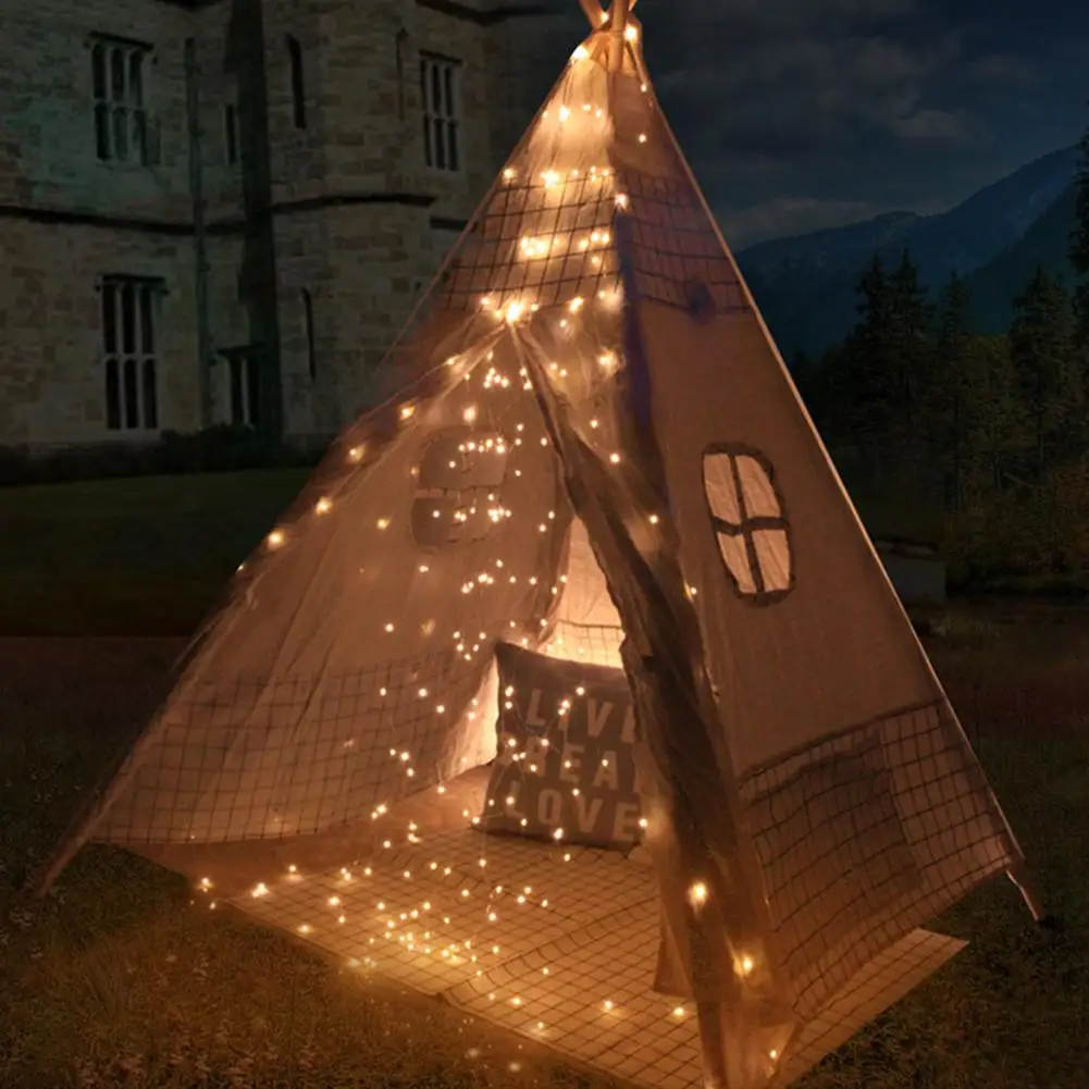 

10m LED Curtain USB String Lights Remote Control Fairy Garland Lamp On The Window For Home Outdoor New Year Christmas Decoration