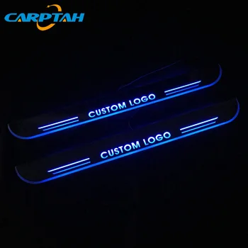 

CARPTAH Trim Pedal Car Exterior Parts LED Door Sill Scuff Plate Pathway Dynamic Streamer light For Honda Civic 2016 2017 2018