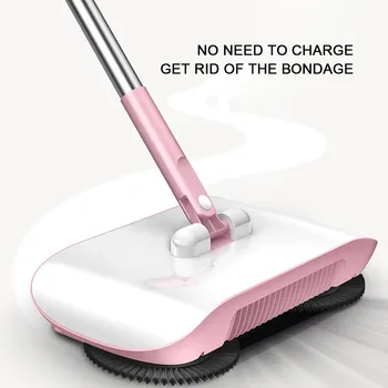 

hand push sweeper household Magic broom Dustpan Handle Household Cleaning Package Hand Push Sweeper mop