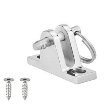 

90 Degree 316 Stainless Steel Boat Top Deck Hinge with Quick Release Pin Marine Kayak Canoe Boat Cover Spray Hood