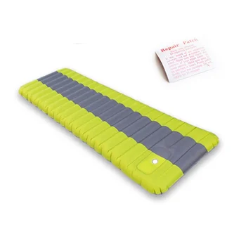 

Outdoors Ultralight Inflatable Air Mattress Moisture-proof Inflatable PVC Camping Mat Sleeping Pad With Repair Patch