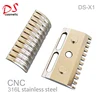 Dscosmetic X1 Stainless steel open comb double edge safety razor head 1