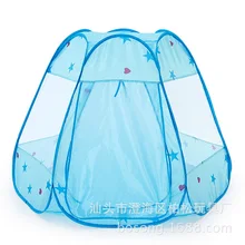 Детская шестисторонняя палатка в помещении и на открытом воздухе, игровой домик, шесть штук, палатка с океаном, мяч, бассейн, Домик принцессы, Складной Игровой домик