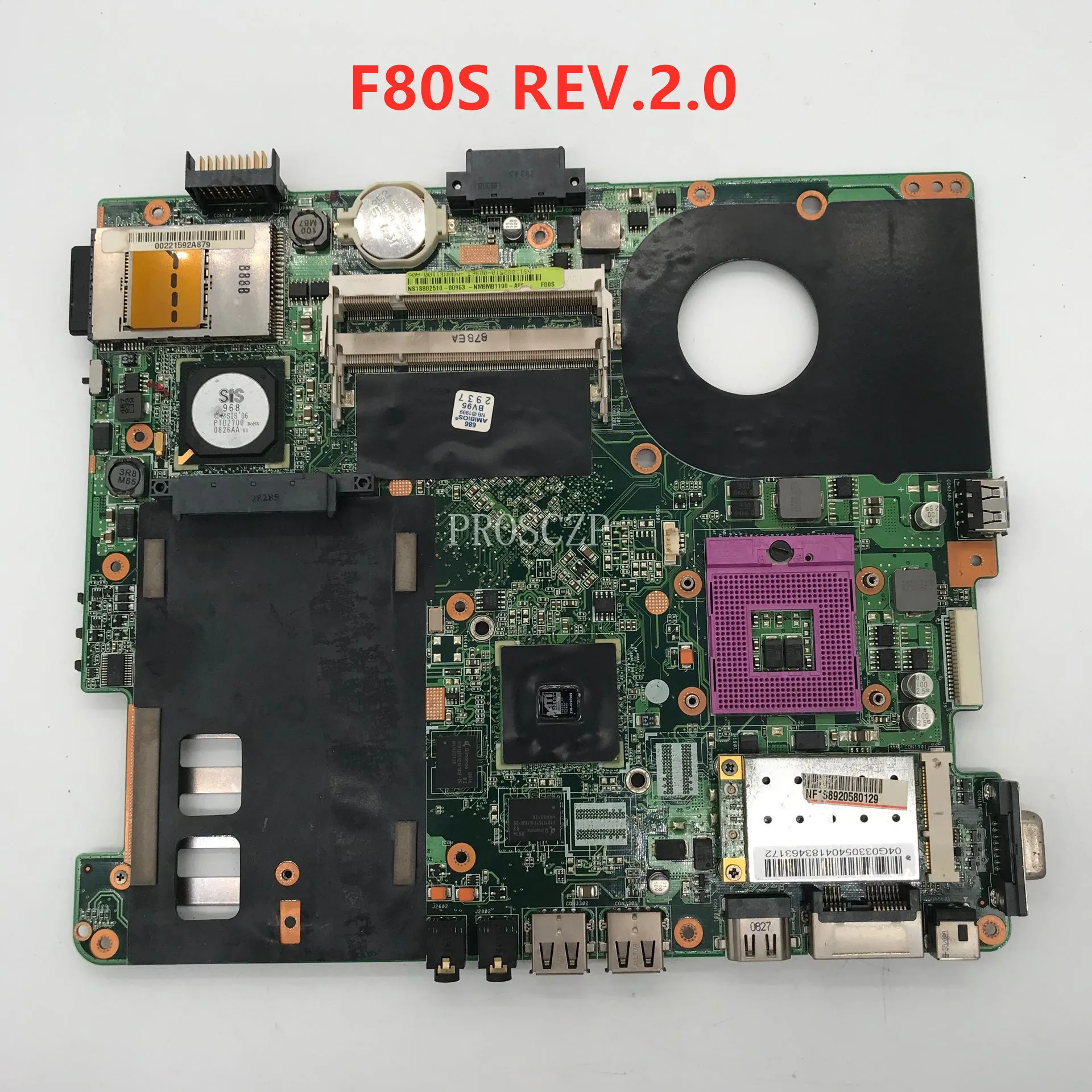 Бесплатная доставка Для F80S REV.2.0 материнская плата для ноутбука 100% | Отзывы и видеообзор