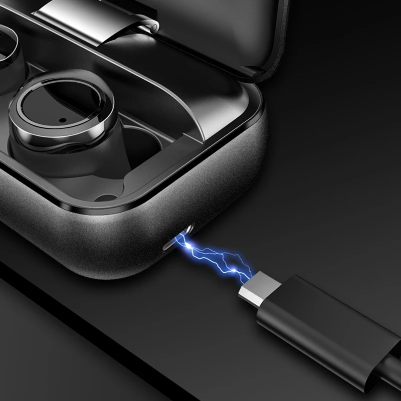 TWS X13 Bluetooth 5,0 металлические наушники с сенсорным управлением беспроводные наушники IPX7 водонепроницаемые наушники с шумоподавлением 5000 мАч
