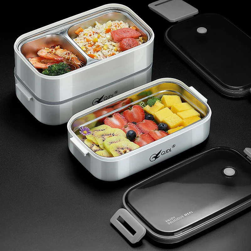 304 Stainless Steel Lunch Box For Adults Kids Snack Storage Portable  Hermetic Breakfast Insulation Meal Container Microwavable - AliExpress