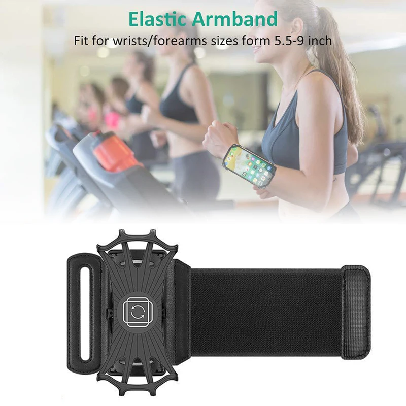 

Newest Running Phone Wristband Rotatable Wrist Strap Jogging Arm Band for iPhone Samsung Huawei