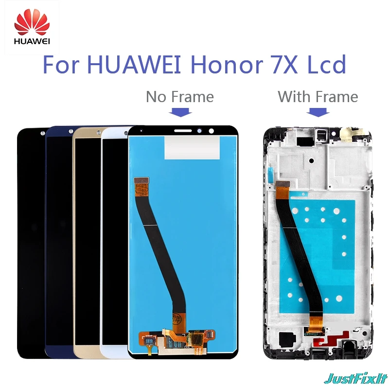 For Huawei Honor 7X BND-AL10 BND-L21/L22 LCD Display Touch Screen Test Good Digitizer Assembly Replacement | Мобильные телефоны и