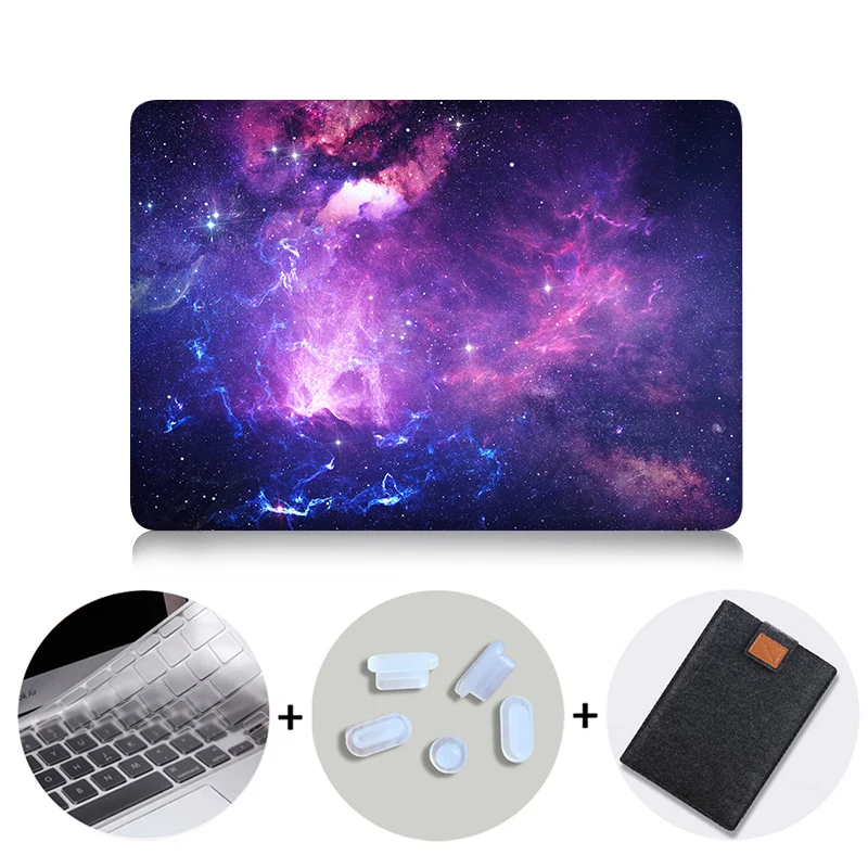 MTT чехол для ноутбука Звездное небо для Macbook Pro Air retina 11 12 13 15 16 с сенсорной панелью для macbook Pro 13 15 дюймов A1989 A1990 - Цвет: MB04