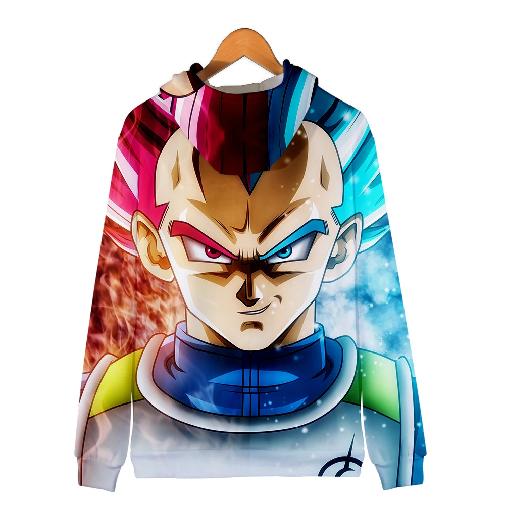 Модные аниме худи Dragon Ball для маленьких девочек и мальчиков 3D Кофты на молнии супер сайян Вегета мужские шорты для купания для детей толстовка Гоку Повседневное пальто с принтом в виде героев мультфильмов, верхняя одежда
