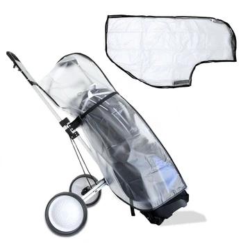 

Durable Golf Trolley Cart Rain Cover Clear PVC Waterproof Dustproof Bag Golf Cart Protect Cover With Zipper