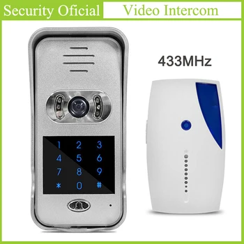 

Video Door Bell Full Duplex Audio Motion Detection 720P WiFi Camera Password Unlock Waterproof IP55 Video Intercom Remote Unlock