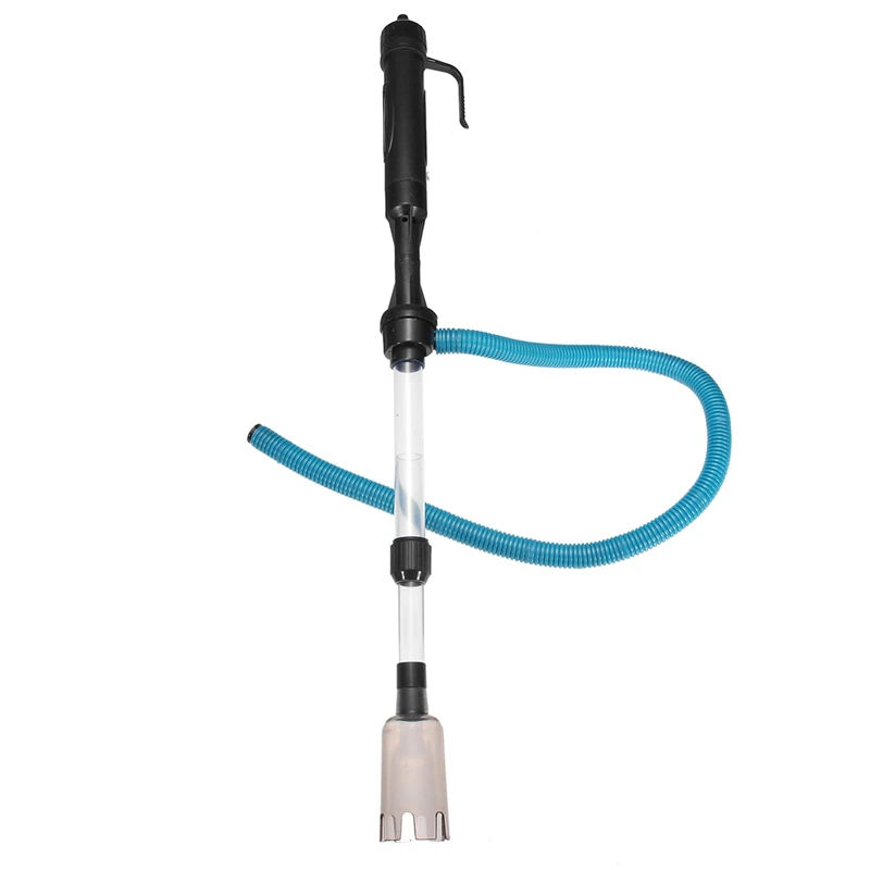 2 in 1 Electric Aquarium Fish Tank Water Filter Pump Siphon Vacuum Water Changer Gravel Cleaner Adjustable Length Cleaning Tools