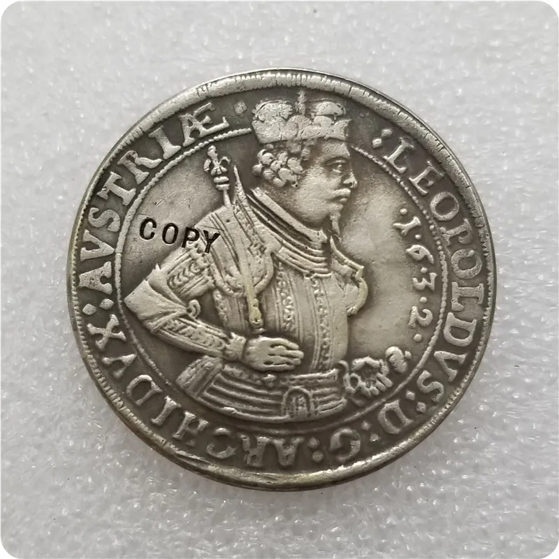 Австрия 1 Талер 1632 копия монеты памятные монеты-реплики монет медаль