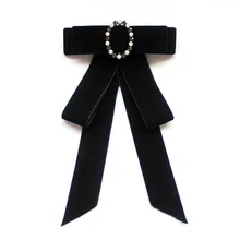 Элегантный мужской и женский галстук винтажный свадебный бизнес Банкетный воротник шея рубашка галстук-бабочка девушка сплав кристалл горный хрусталь галстук-бабочка