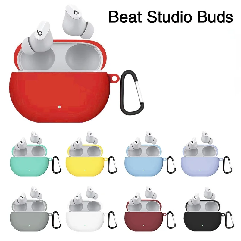 Soft Silicone Case for Beats Studio Buds Case Rubber Gel Protective Earphone Case Shockproof