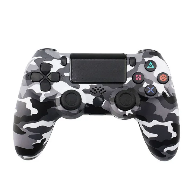 Беспроводной/проводной джойстик Bluetooth для игрового контроллера PS4 для консоли Mando PS4 для геймпада Playstation для аксессуаров PS3 - Цвет: CamouflageGray