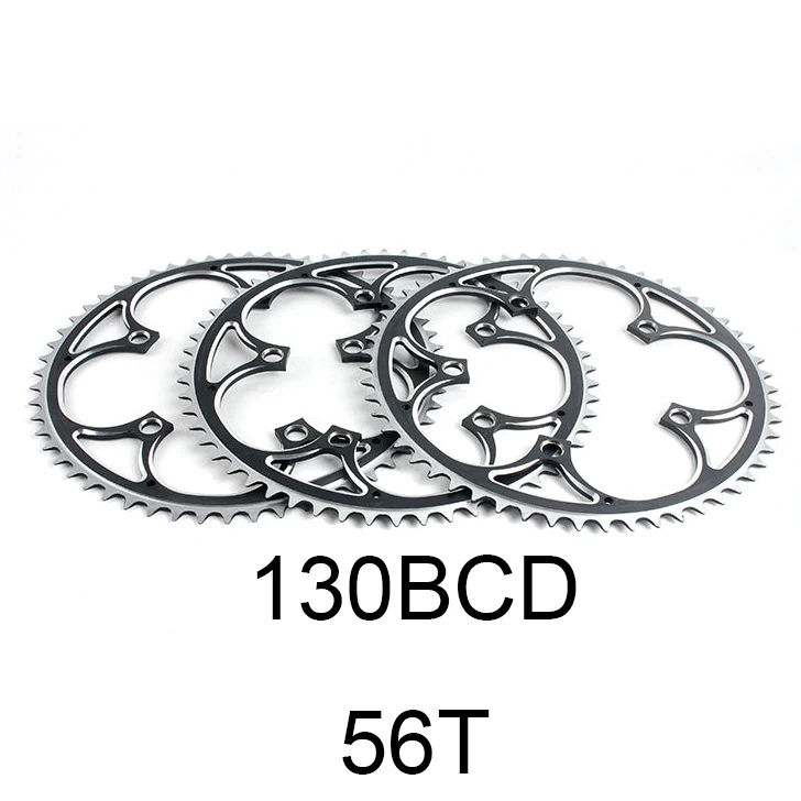 130 BCD 56T велосипеды шатун для дорожного велосипеда Звездочка педального узла цепи колеса зуб ломтик Запчасти для 8 9 10 скоростей