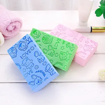 

Bath Sponge Lace Printed Shower Soft Cartoon Kids Skin Remover Baby Bath Sponge Exfoliating Massager Beauty Skin Care Brush @c01
