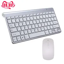 Офисный портативный Настольный компьютер 2,4 ГГц, беспроводная клавиатура и мышь, комбинированный набор для ПК, ноутбука, мыши и клавиатуры, комплект