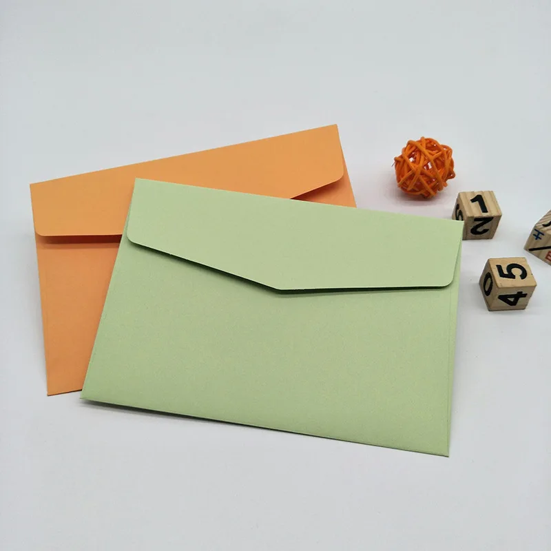 50 Pieces/Lot 16*11cm Colorful Envelopes for Gift Card Invitation Card kraft paper envelopes mailing envelopes mini envelopes window envelopes mailing bags gift card envelopes