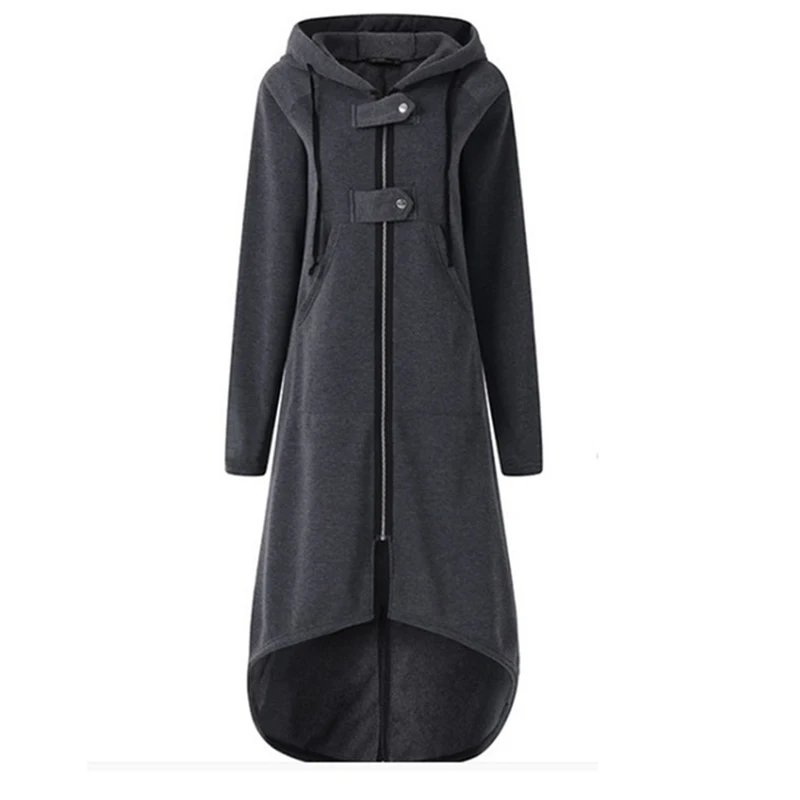 Женский тренчкот новинка 2019 Женская Длинная Верхняя одежда женские осенние