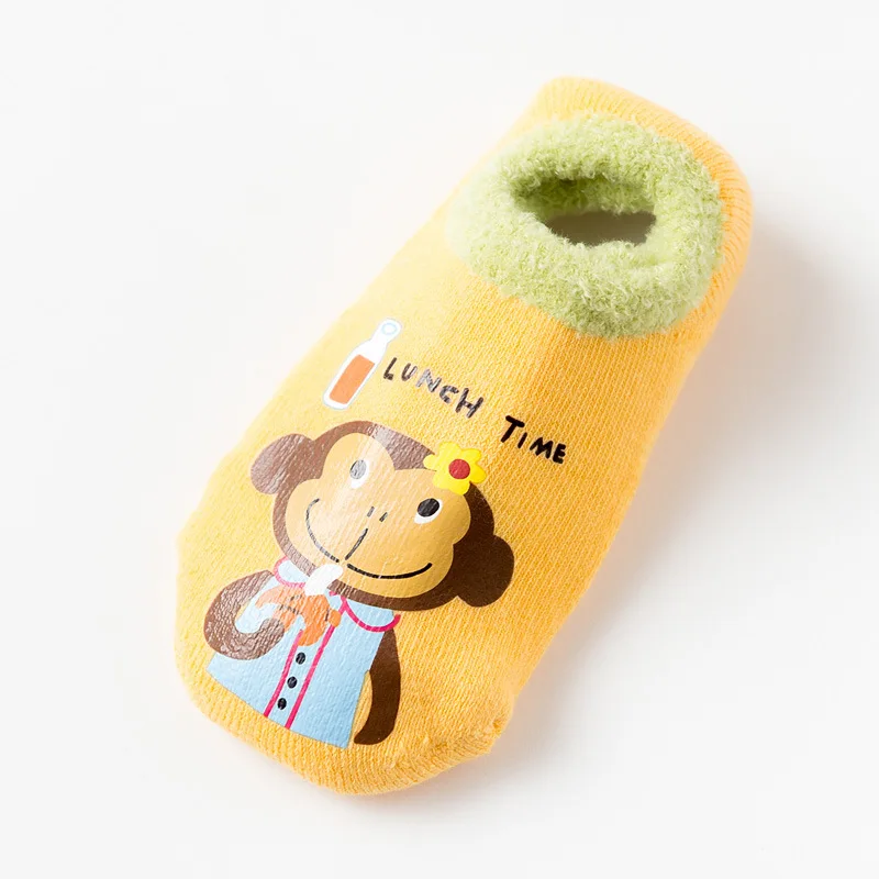 MOLIXINYU, зимние носки для малышей плотные теплые милые детские носки с рисунком для девочек и мальчиков, бархатные вязаные хлопковые носки для малышей