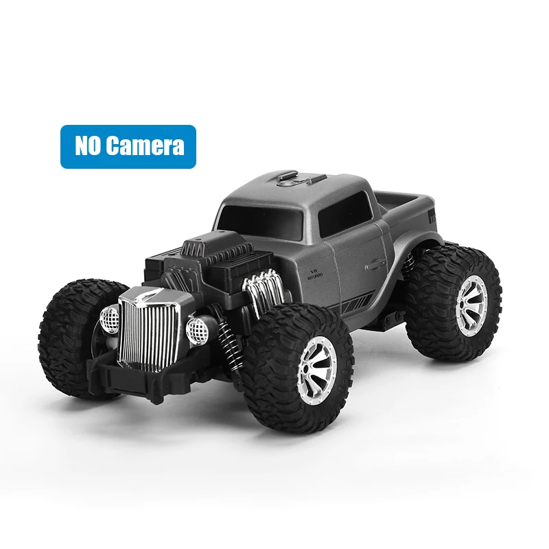 1/18 электрический автомобиль RC с FPV WiFi HD камера Дистанционное управление 2,4 ГГц радио-управление светодиодные автомобили игрушки гоночные автомобили подарок для детей - Цвет: No camera