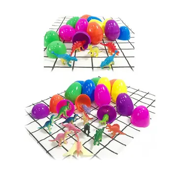 

12 Count Easter Eggs Colorful Designed Fillable Printed Easter Eggs Easter Egg Hunt Fillable Eggs