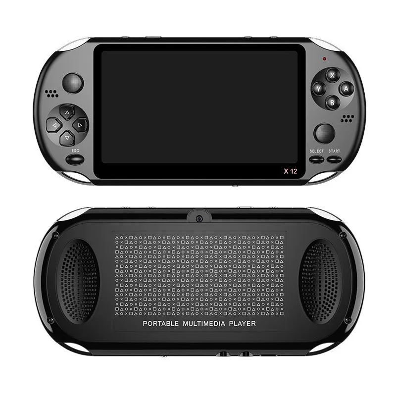 X12 Handheld Game Console 8G 32/64/128 Bit HD Color LCD Screen 3000+ Games Kid Video Retro Portable Handheld Game Player on TV