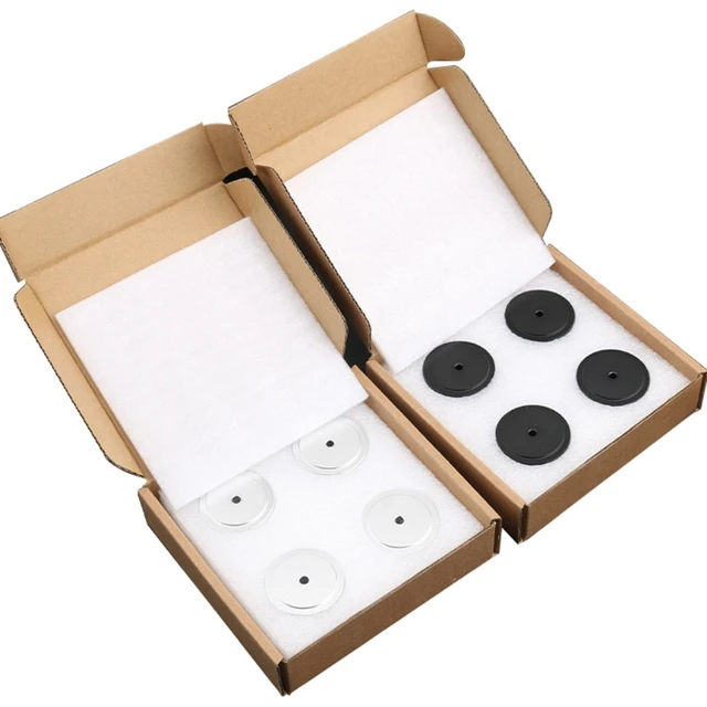 Set Di 4 Piedini Per Amplificatore Testa Mobile Altoparlanti Piedini Per Amplificatore O Mobile - Set Di 4, Altezza 5/8", Supporto Robusto Set 4 Piedini Altezza 4 5/8 - Foto 6