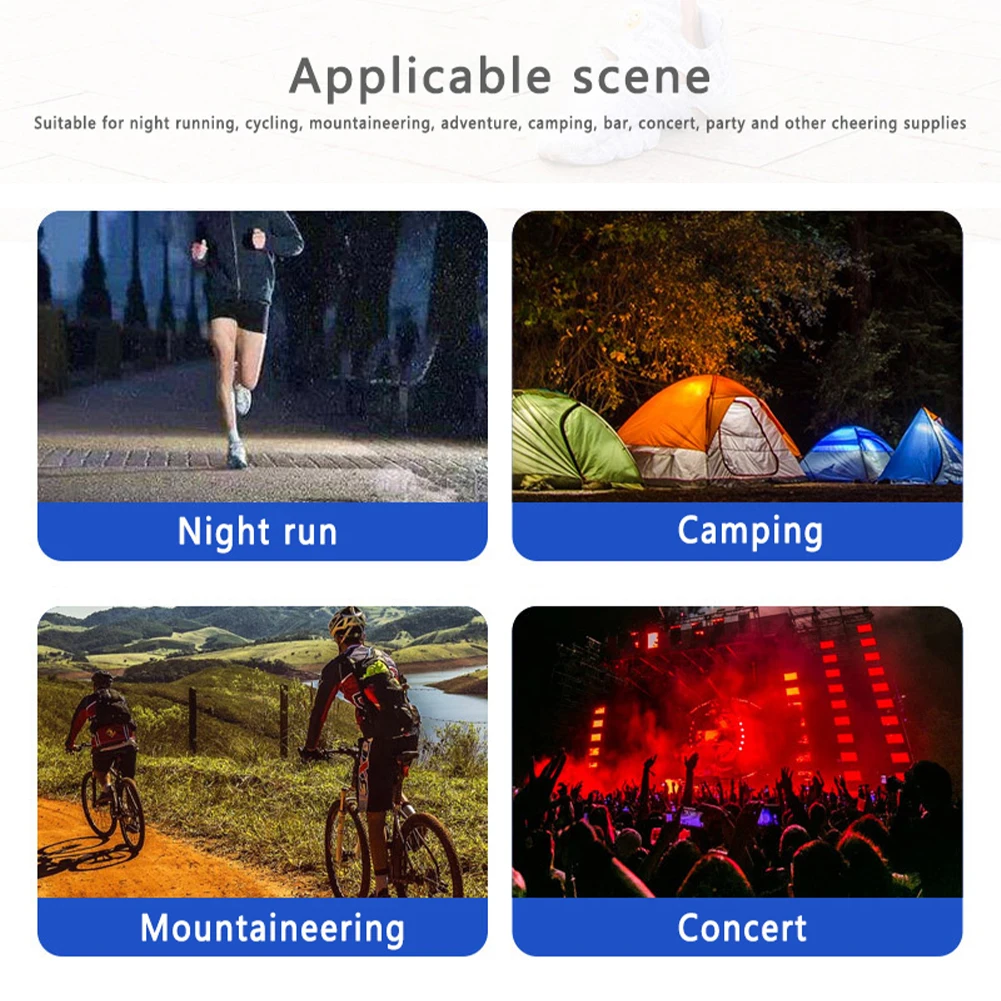 Brassard Et Chevillière Réfléchissants LED Rechargeables USB - Sécurité Pour Running Et Vélo Nocturne