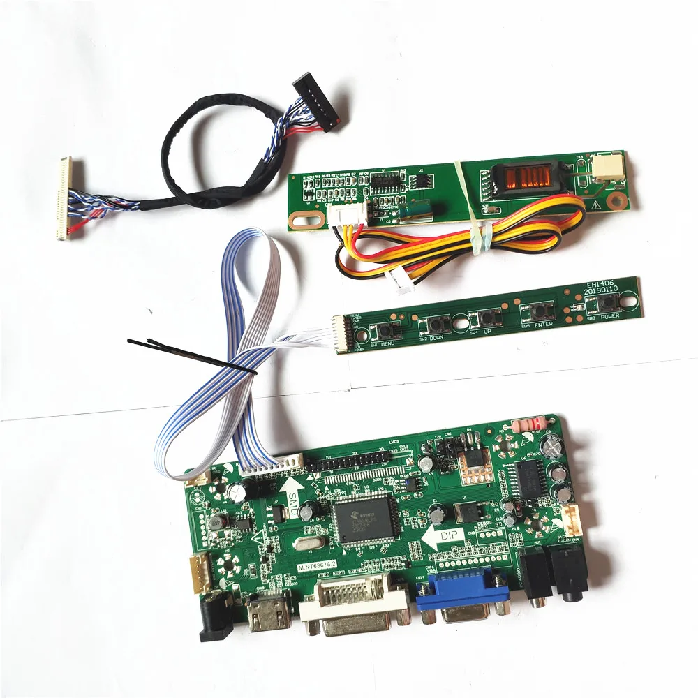 For N121I1-L01/L02/L03 LCD monitor 1280*800 12.1&quot M.NT68676 controller card CCFL LVDS 20-Pin HDMI-Compatible+VGA+DVI | Электроника