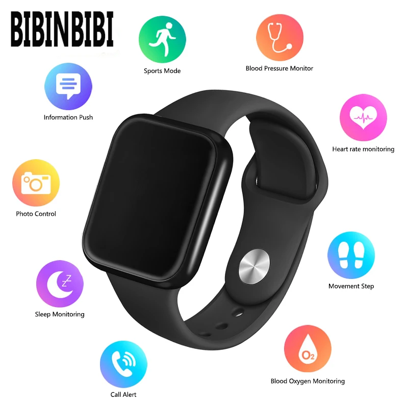 

P70 P68 Smart Watch Blood Pressure Heart Rate Monitor IP68 Fitness Bracelet Watch Women Men Smartwatch for IOS Android