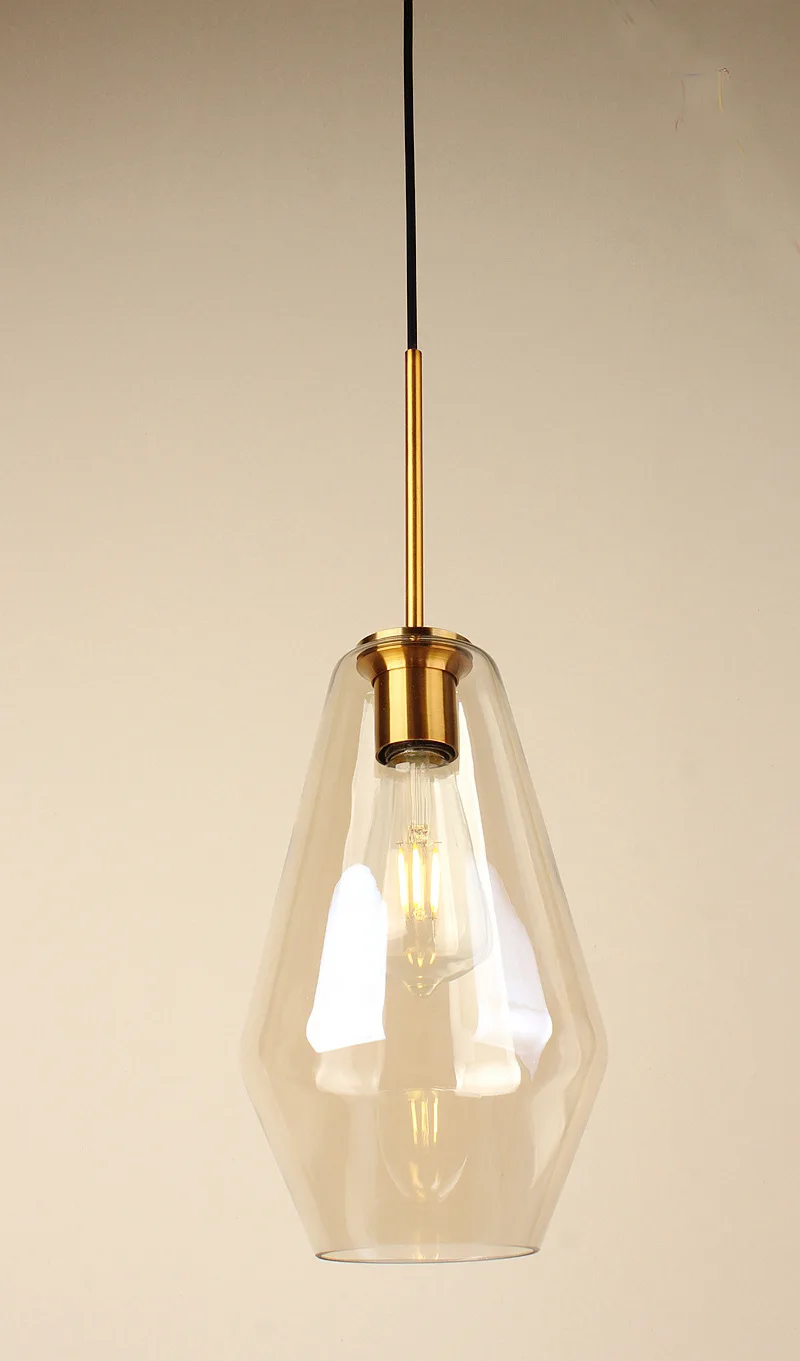 Pendente de Vidro Nordic Restaurante Loja Roupas Quarto Sala Jantar Ilha Droplight Lâmpada Pendurada Moderna Luminária Luz Bar 8 Cheap Luzes de pendentes
