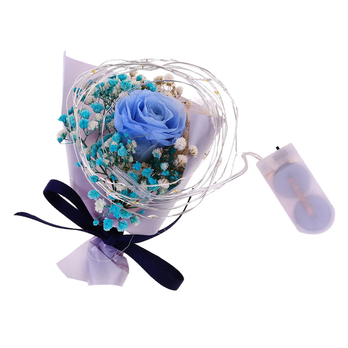 Сушеные цветы букет Звездные огни бутылочка желаний свадебный Декор для дома