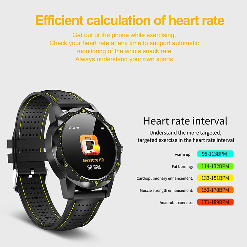 IP68 смарт-браслет для женщин и мужчин фитнес-трекер часы Smartwatch пульсометр кровяное давление кислородный шаг мониторинг сна